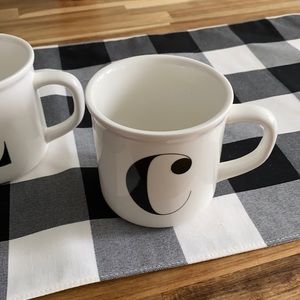 Pottery Barn NWOT Alphabet Mug “C” Coffee Mug